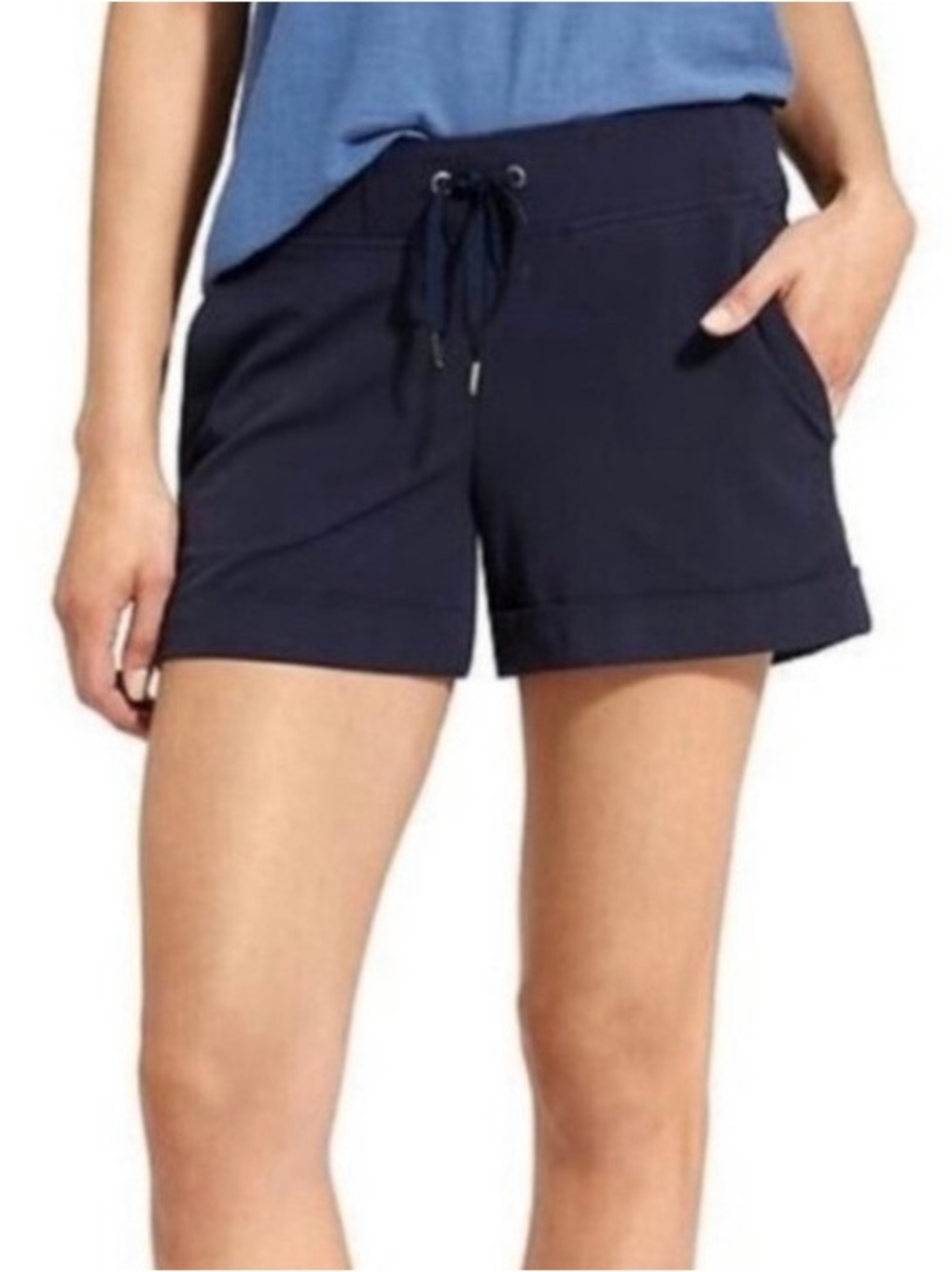 Athleta Midtown Short in Navy—-Size 8